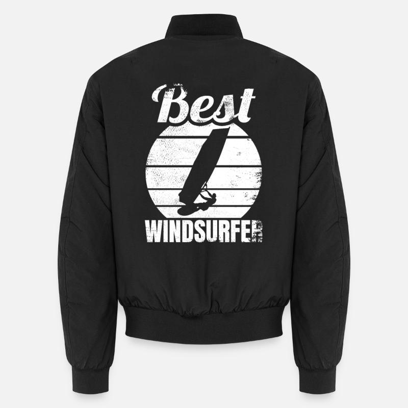 Bester Windsurfer Unisex Bomberjacke
