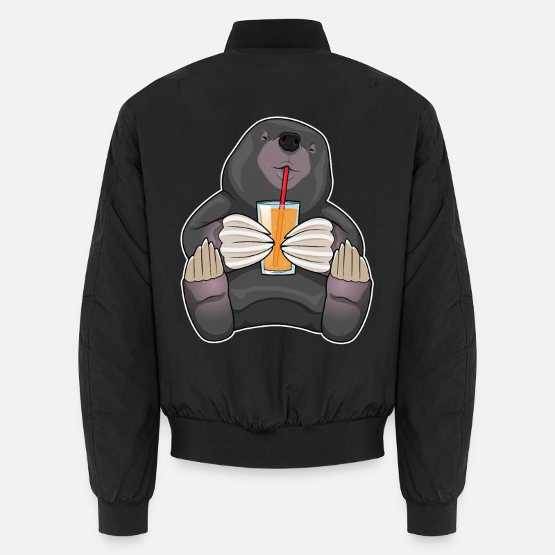 Mole juice - Unisex Bomber Jacket - black