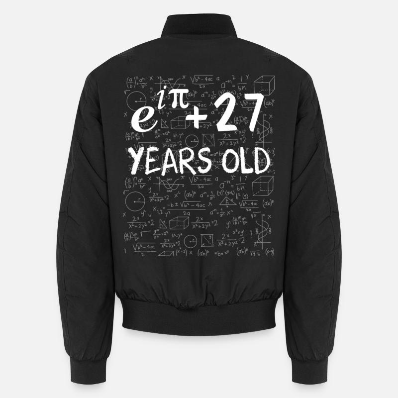 26th birthday 26 years old Euler Identity math Unisex Bomber Jacket