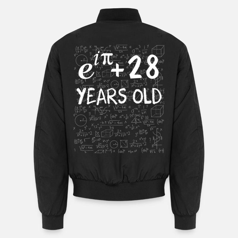 27th birthday 27 years old Euler Identity math Unisex Bomber Jacket