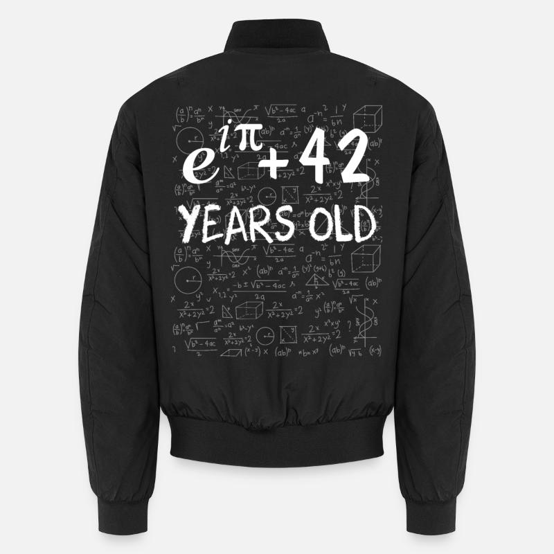 41. Geburtstag 41 Jahre alt Euler Identität Unisex Bomberjacke