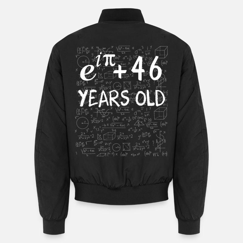 45th birthday 45 years Euler Identity math gift Unisex Bomber Jacket