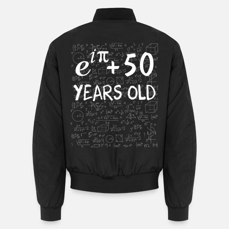 49th Birthday 49 Years Euler Identity Math Gift Unisex Bomber Jacket