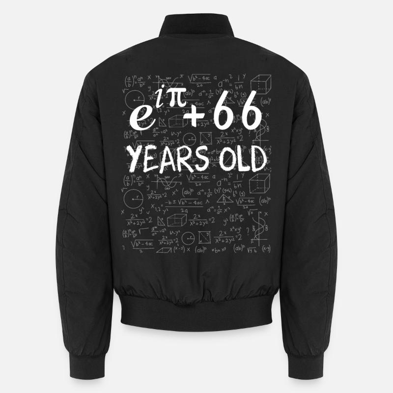 65th birthday 65 years Euler Identity math gift Unisex Bomber Jacket