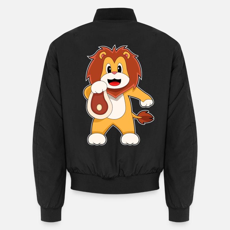 Viande de lion - Bomber unisexe - noir