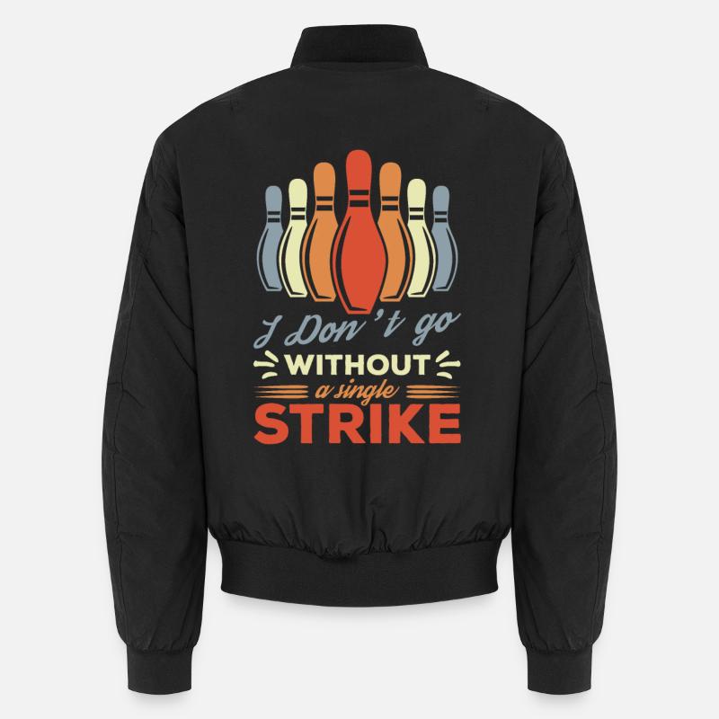 Saying Bowling Player Unisex Bomber Jacket