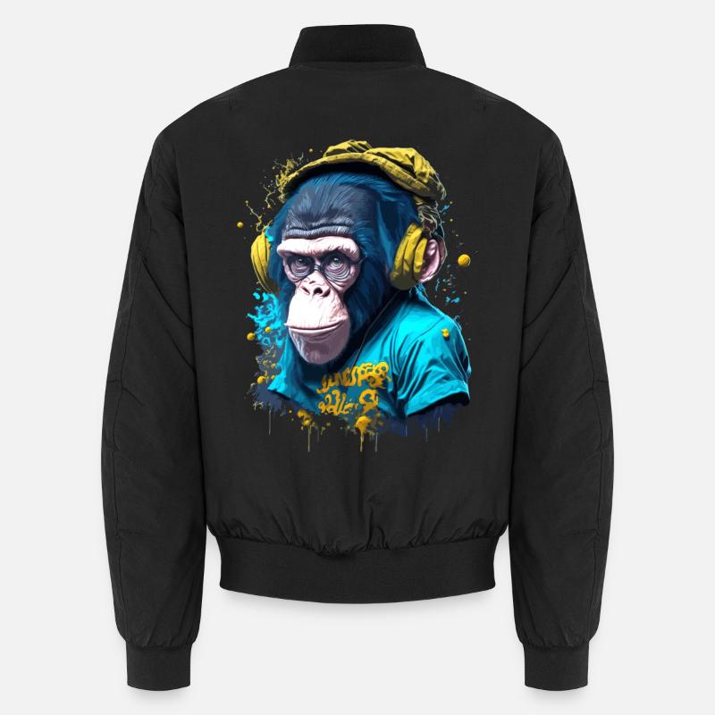 Singe emblématique Bomber unisexe