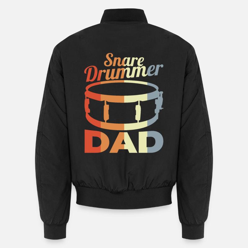 Trommler Papa - Unisex Bomberjacke - Schwarz