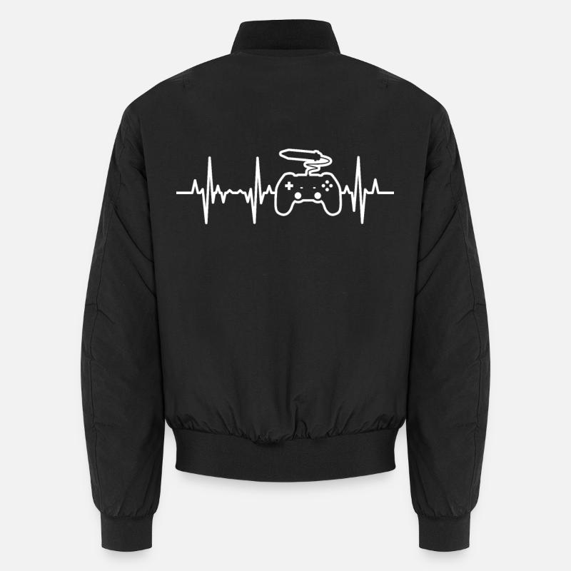 Game Design Herzlinie Unisex Bomberjacke