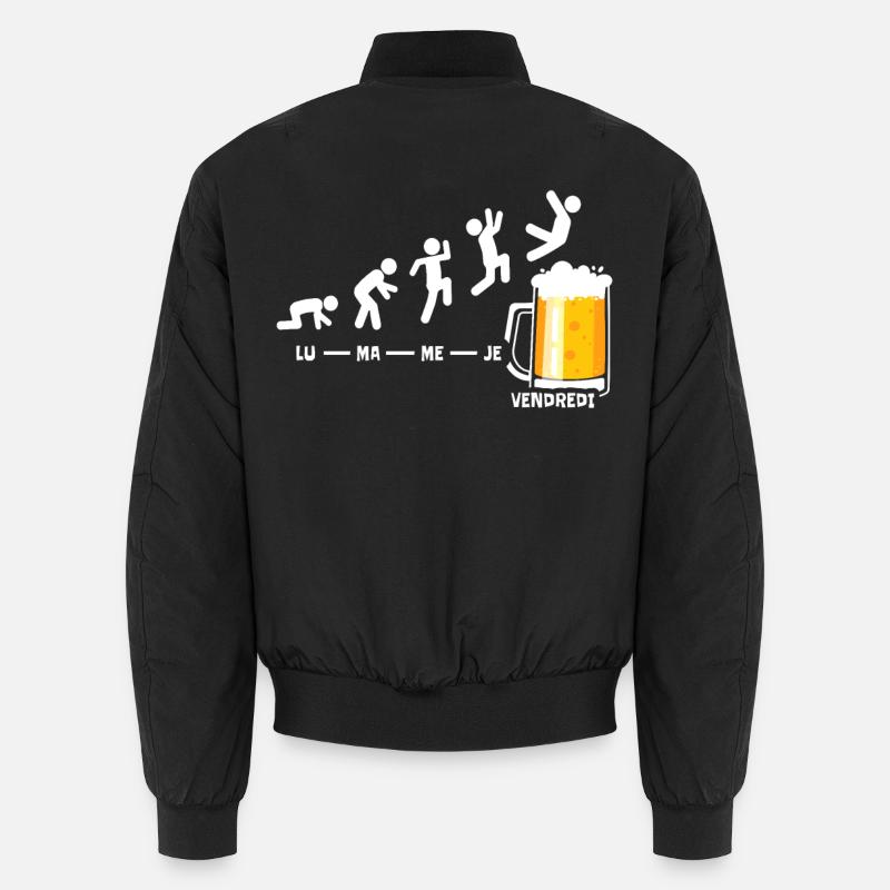 Bière Semaine Vendredi Week-end Fin De La Biere Bomber unisexe