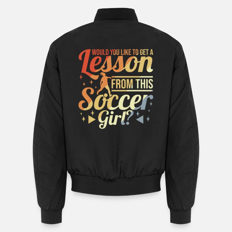 Mädchenfußball Unisex Bomberjacke