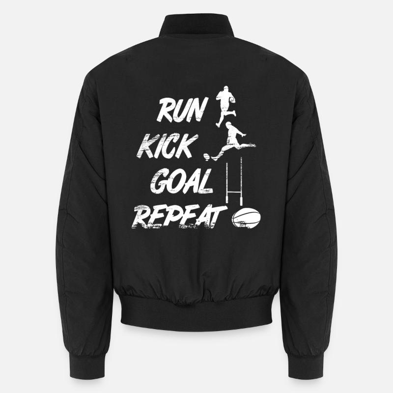 Rugbyspieler Routine Unisex Bomberjacke