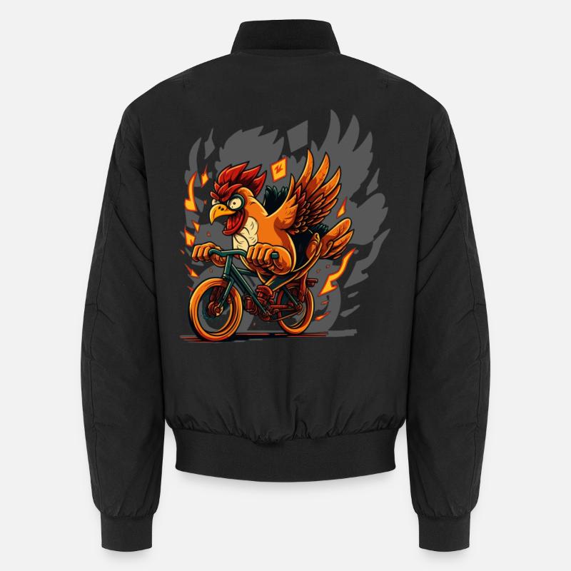 Poulet à vélo Bomber unisexe