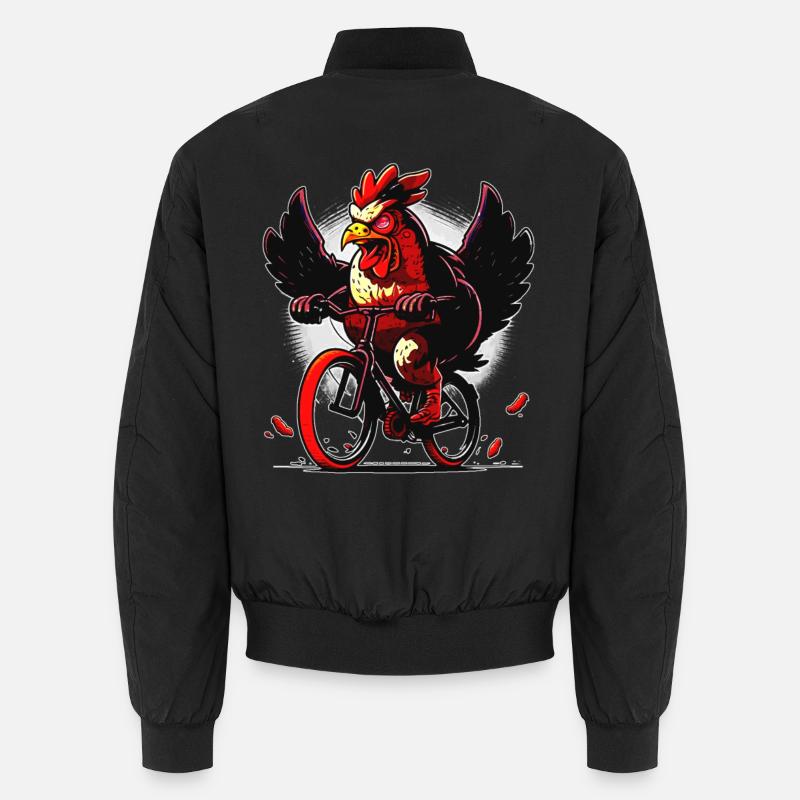 Poulet confortable à vélo Bomber unisexe