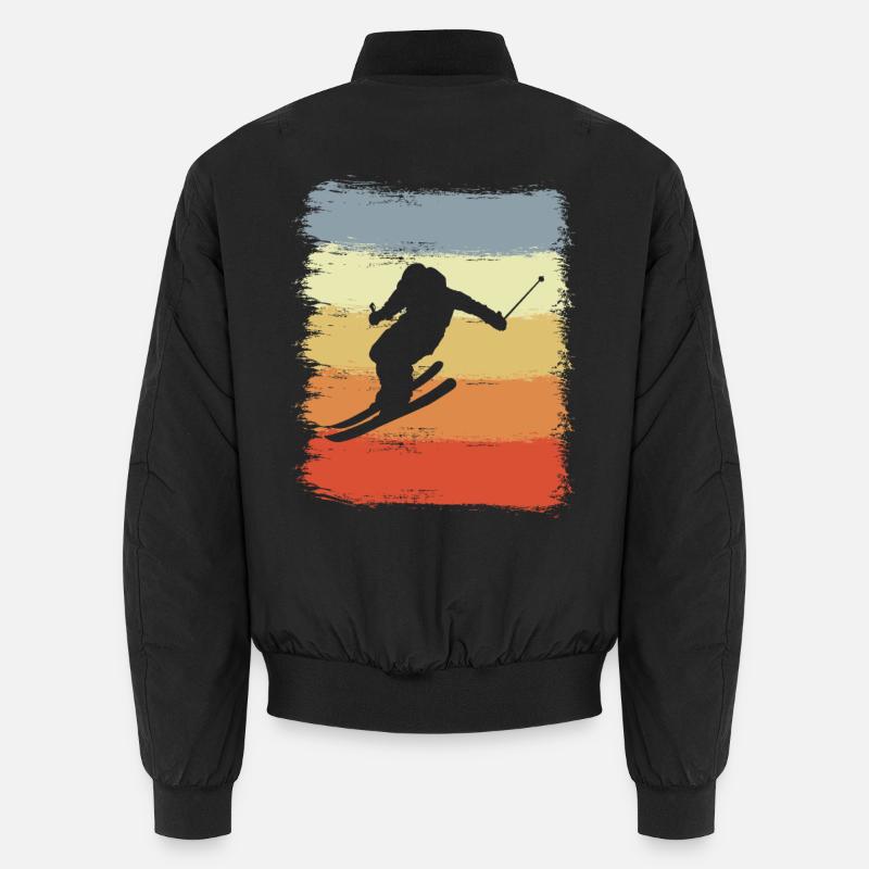Ski vintage Bomber unisexe