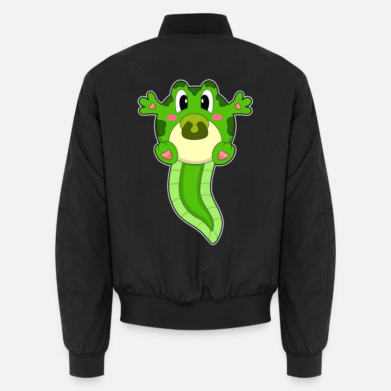 Frog Baby Pacifier - Unisex Bomber Jacket - black