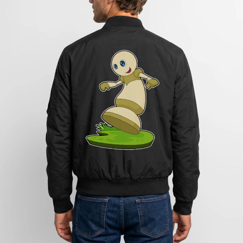 Schachfigur Bauer Schach Unisex Bomberjacke