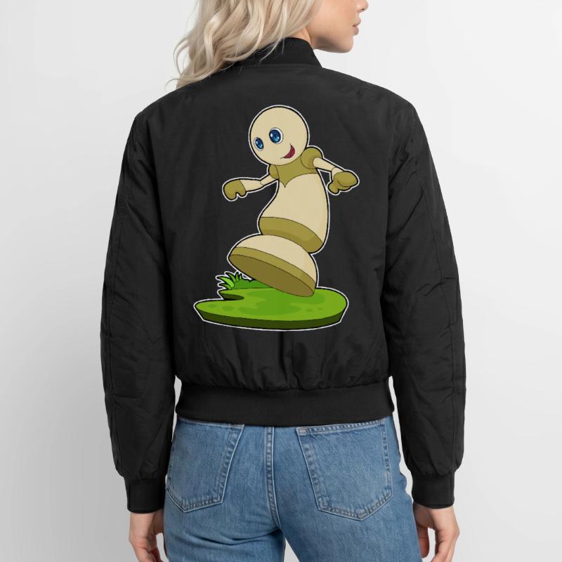 Schachfigur Bauer Schach Unisex Bomberjacke