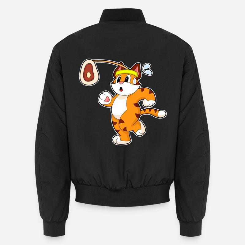 Tiger Meat - Unisex Bomber Jacket - black