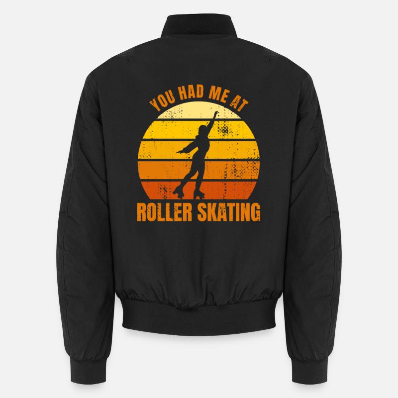 Roller skating Unisex Bomber Jacket