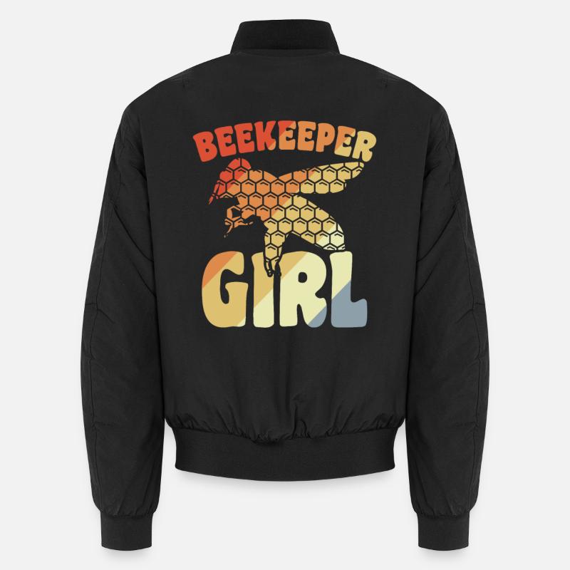 Lustiges Imkermädchen Unisex Bomberjacke