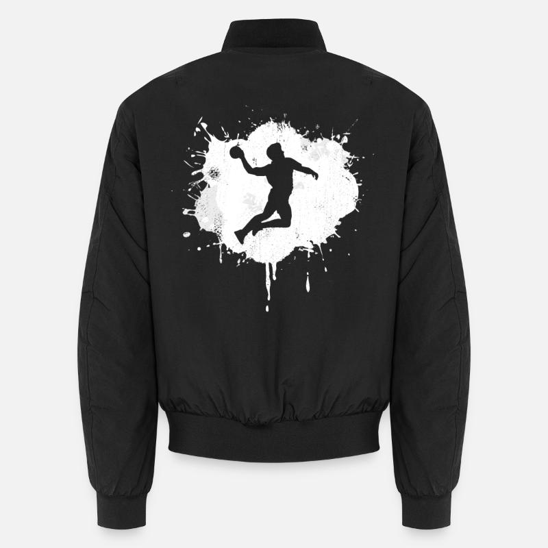 Funny handball player Unisex Bomber Jacket