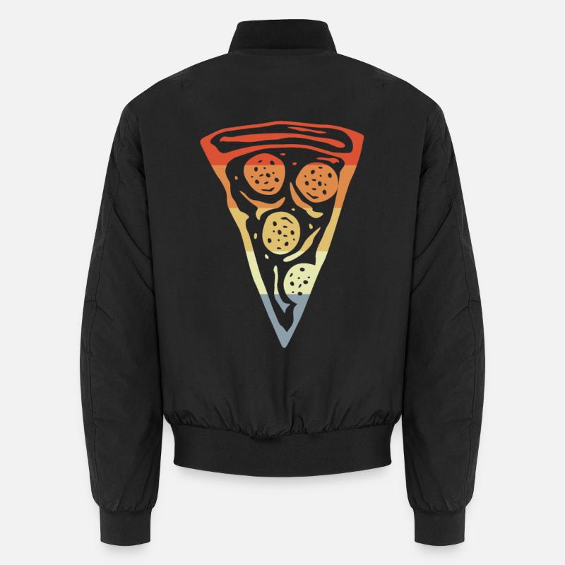 Tranche de pizza rétro Bomber unisexe
