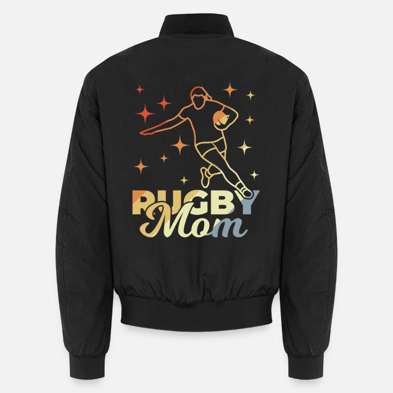 Rugby Mom Unisex Bomber Jacket