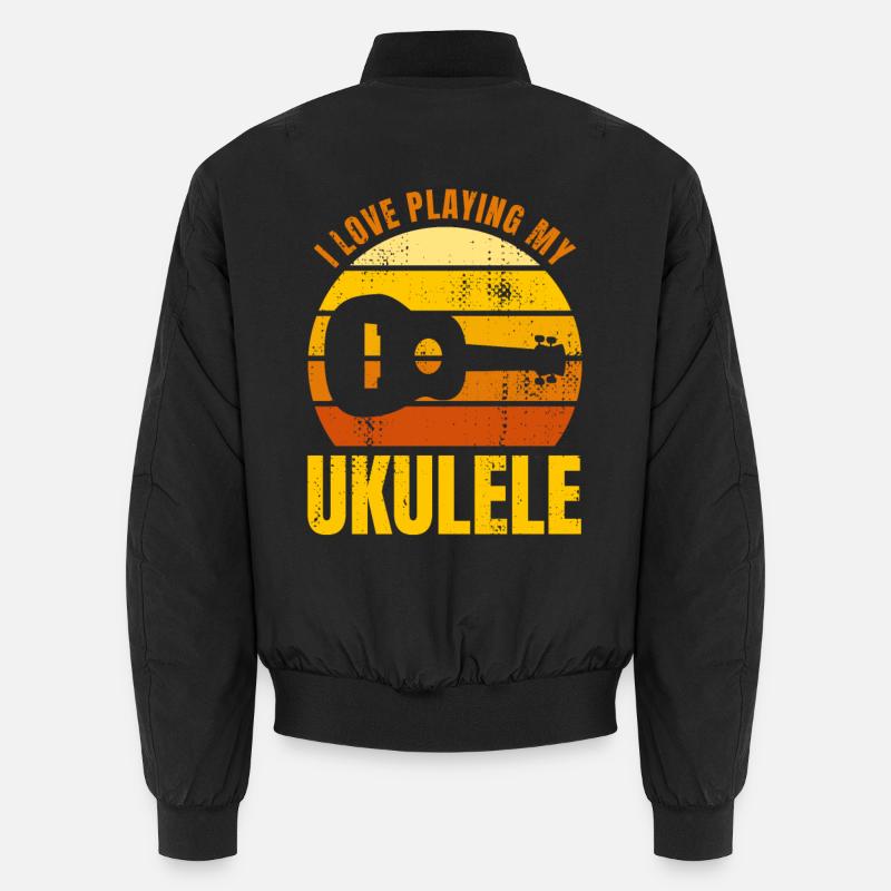 Dicton de motivation pour ukulélé Bomber unisexe