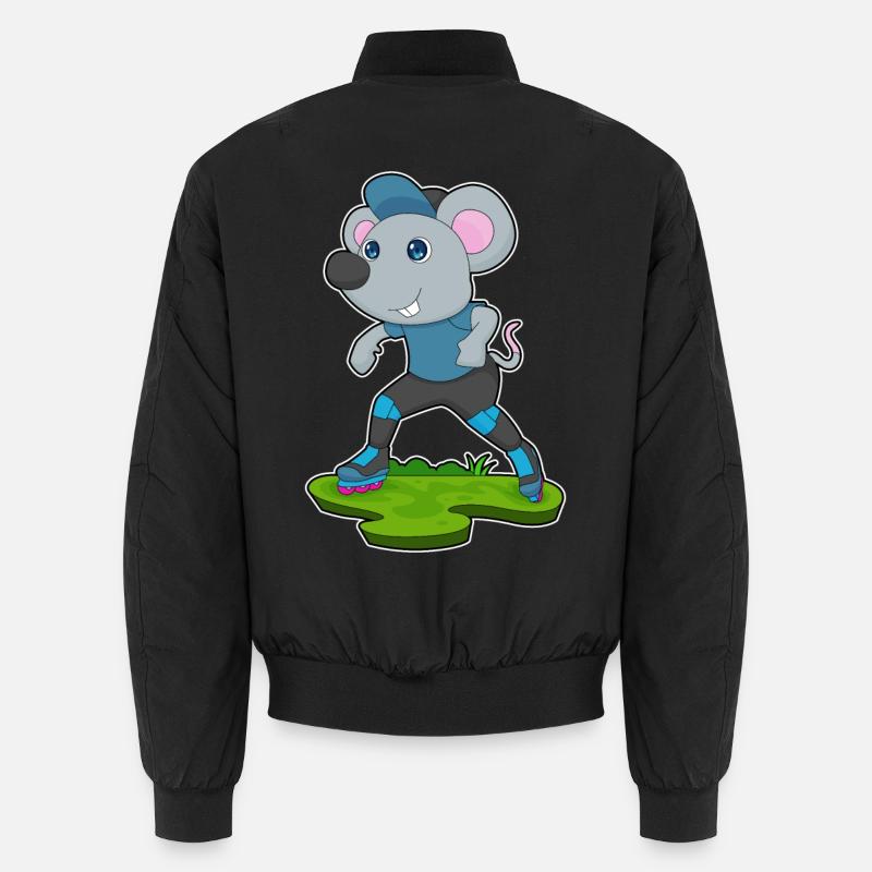 Maus Inline skating Inline skates - Unisex Bomberjacke - Schwarz