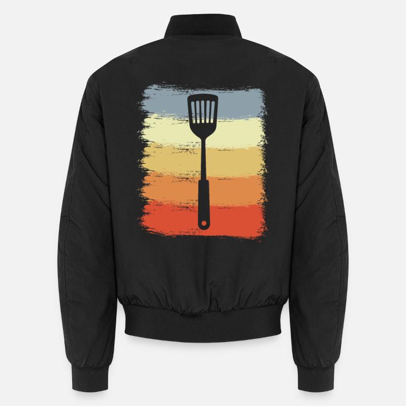 Vintage Kochlöffel Unisex Bomberjacke