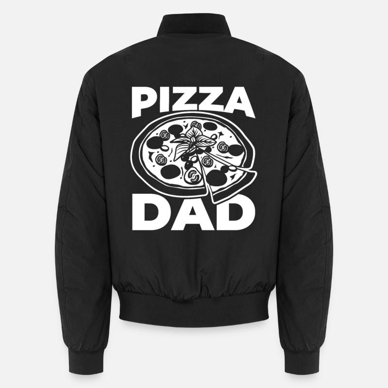 Pizza Dad - Unisex Bomber Jacket - black
