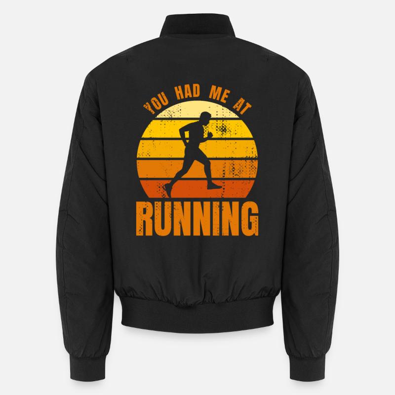 Running lover Unisex Bomber Jacket