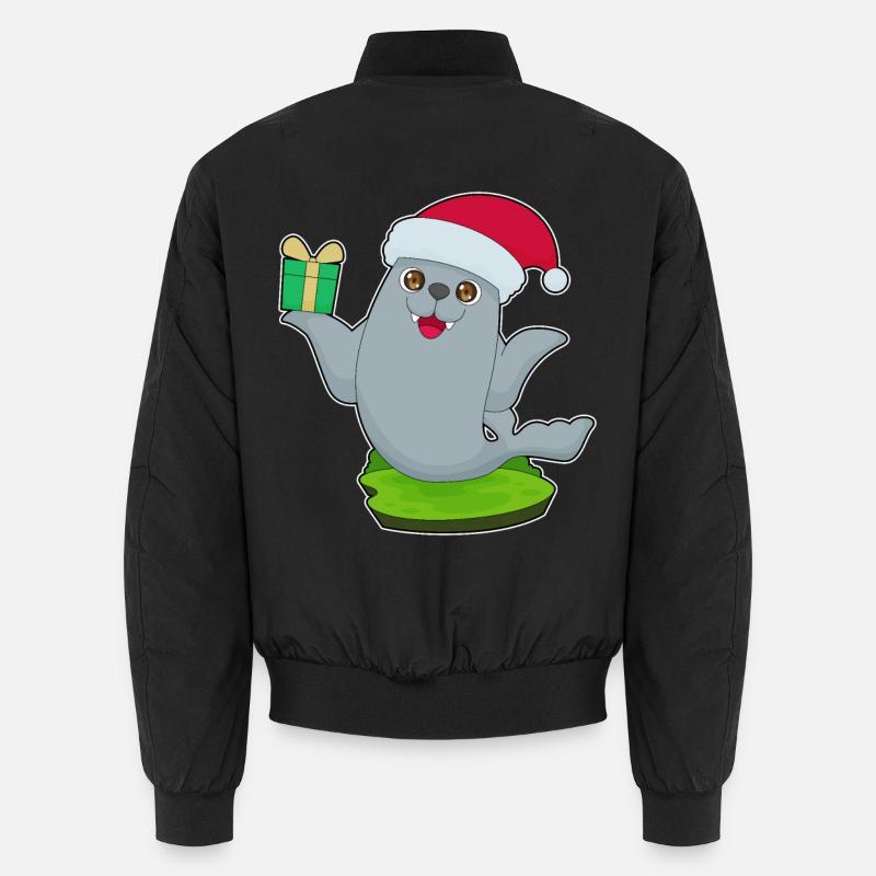 Paquet de Noël scellé - Bomber unisexe - noir