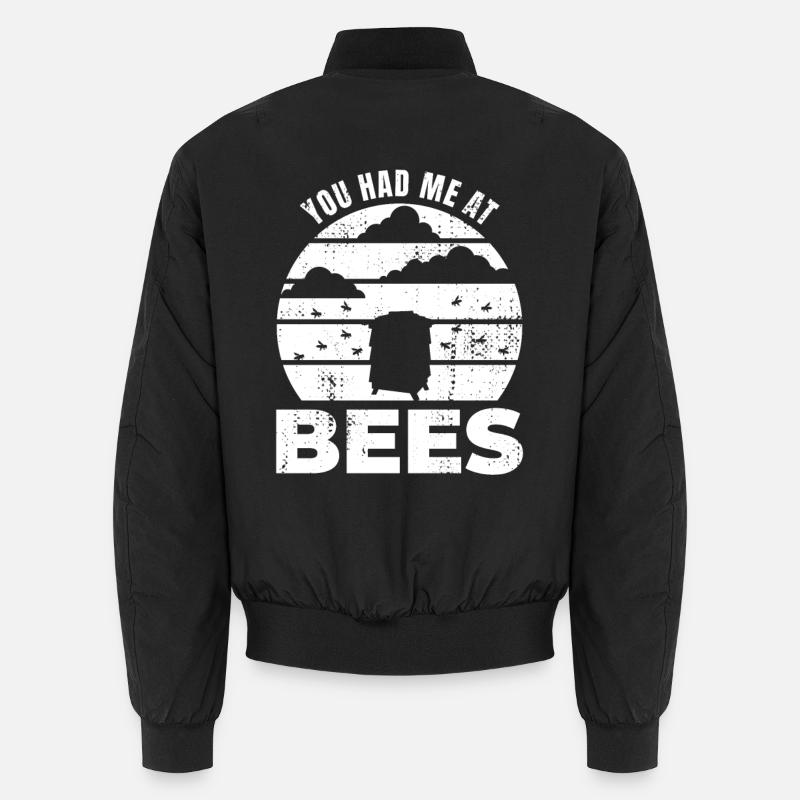 Tu m’as eu avec des abeilles Bomber unisexe