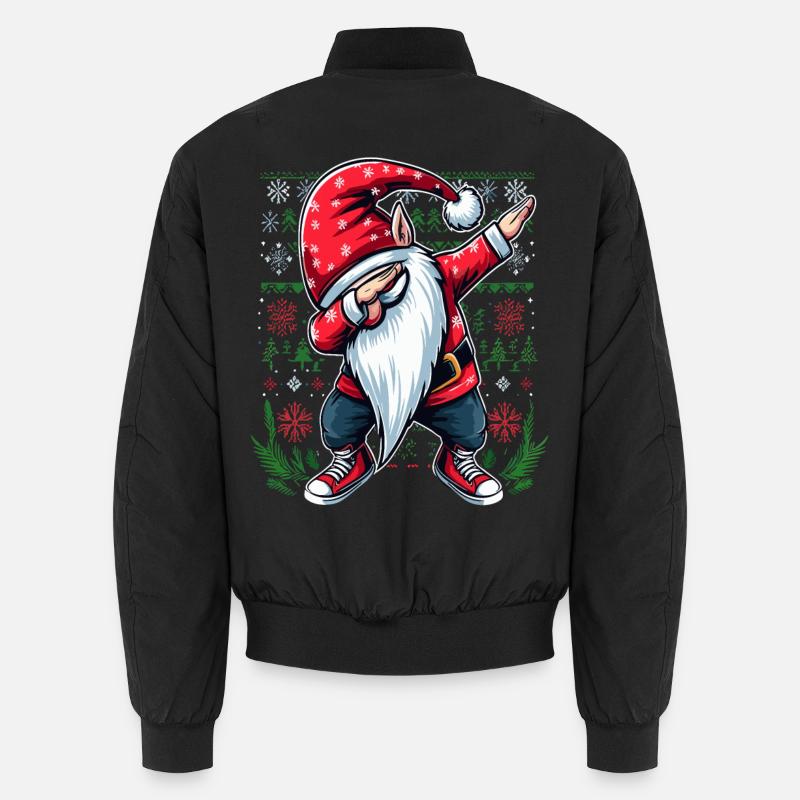 Dabbing Saint-Nicolas Noël moche Bomber unisexe