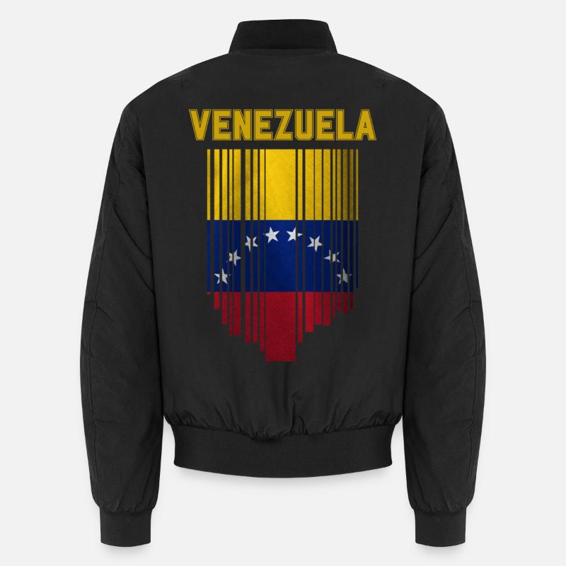 Flagge von Venezuela Unisex Bomberjacke