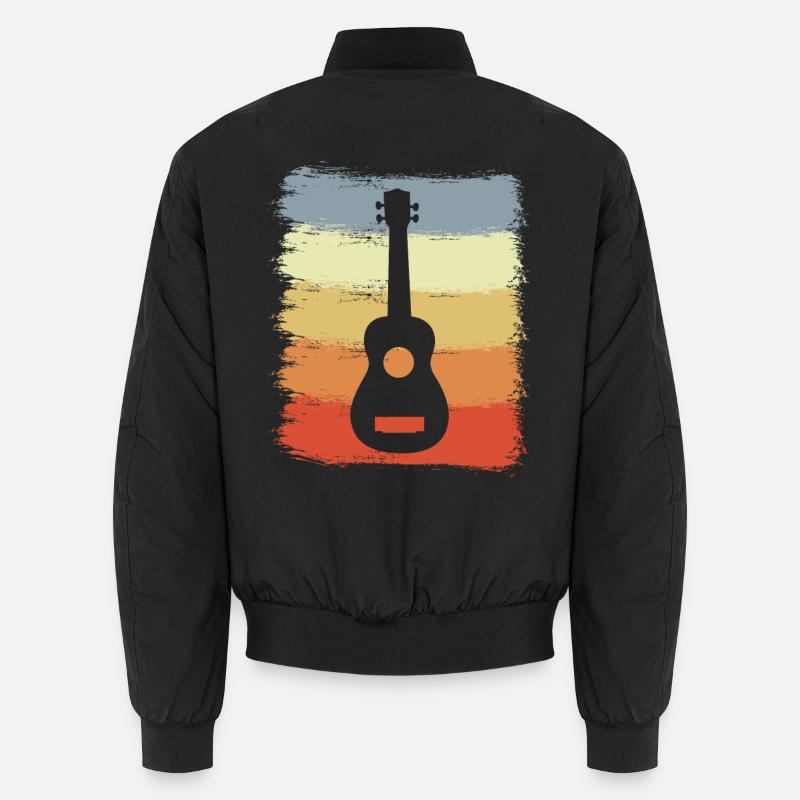 Dessin de ukulélé vintage Bomber unisexe