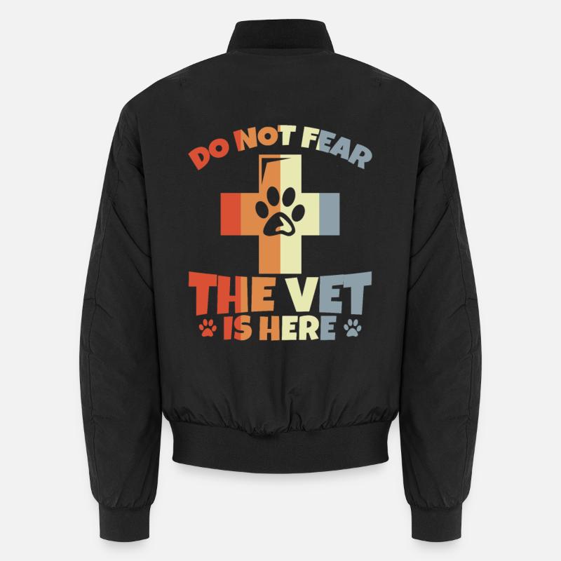 Tierarzt Witz Unisex Bomberjacke