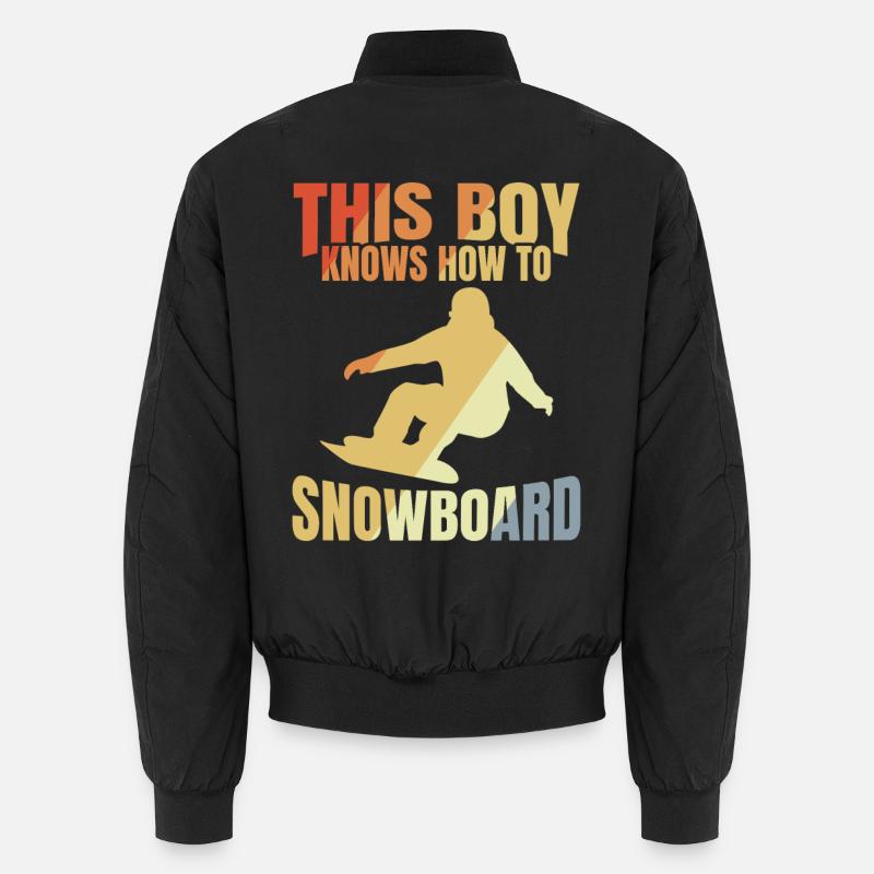 Garçon de snowboard Bomber unisexe
