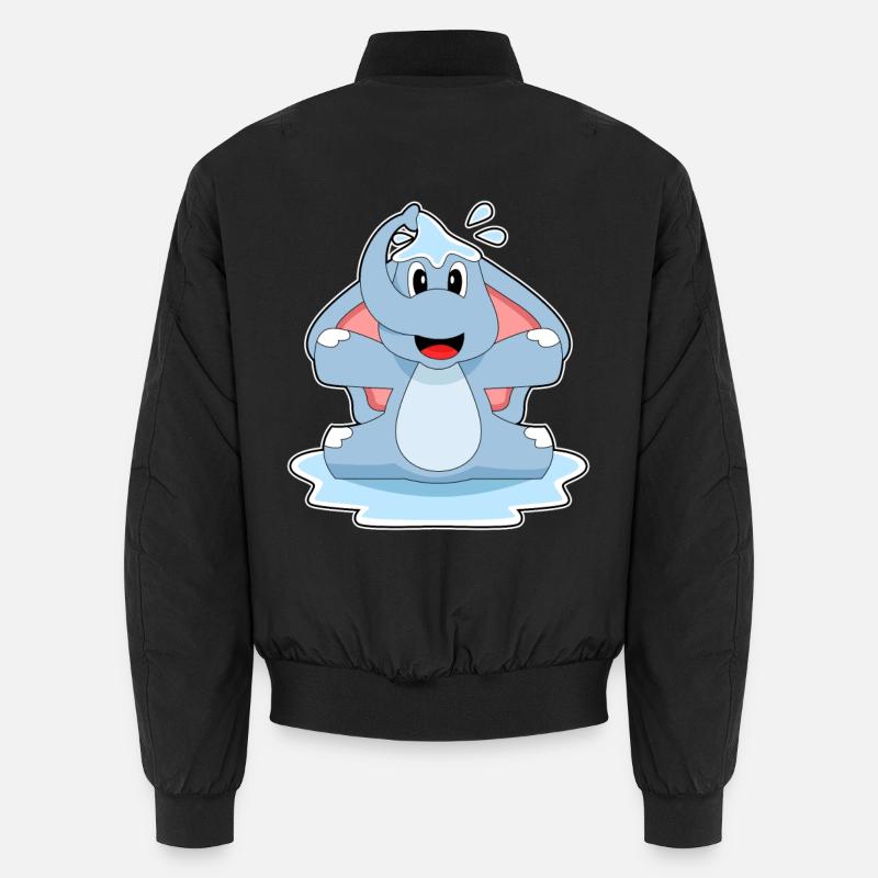 Elephant Water - Unisex Bomber Jacket - black