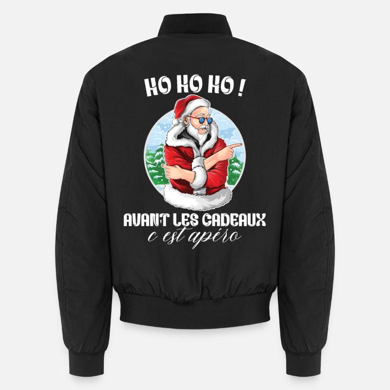 Apéro Cadeaux Pull Moche De Noël Famille Noel Bomber unisexe