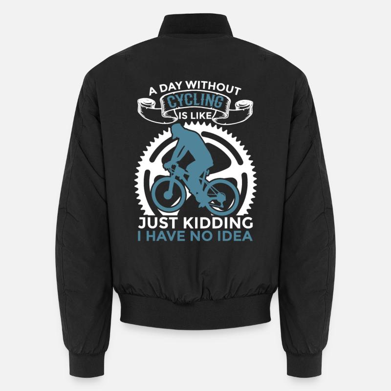 Radsport Motivation Unisex Bomberjacke