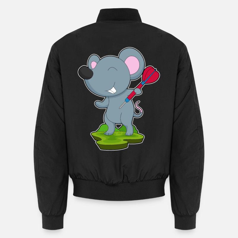 Fléchette de souris - Bomber unisexe - noir