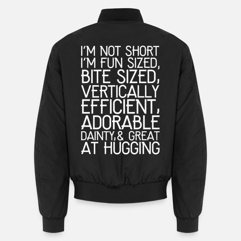 Ich bin nicht klein, ich bin lustiges lustiges Hemd Unisex Bomberjacke