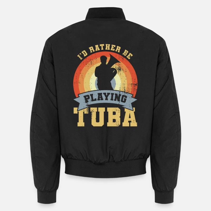 Citation de tuba Bomber unisexe