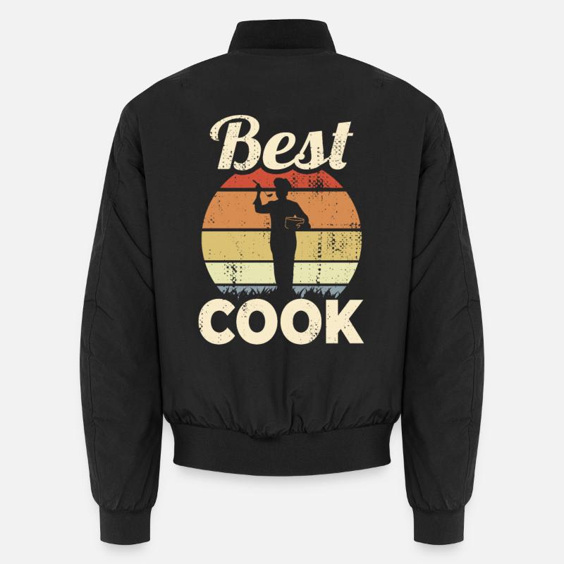 Cooking lover - Unisex Bomber Jacket - black