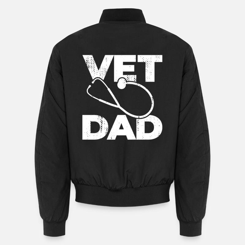 Veterinary Dad Unisex Bomber Jacket