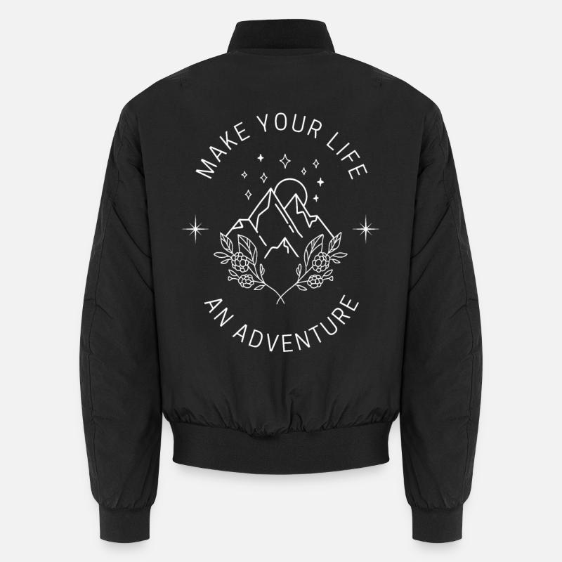 Faites de votre vie une citation d’aventure Bomber unisexe