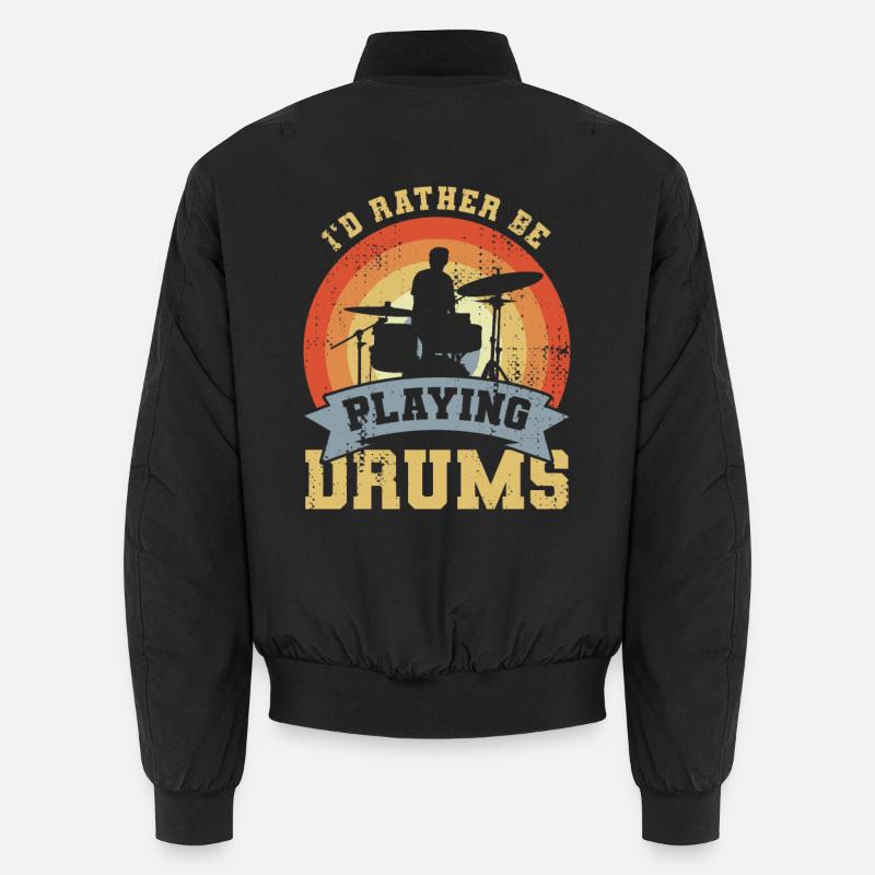 Drummer Saying Unisex Bomber Jacket